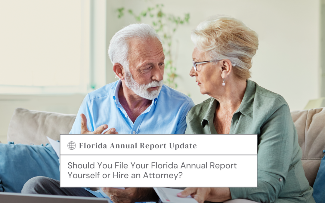 Should You File Your Florida Annual Report Yourself or Hire an Attorney?